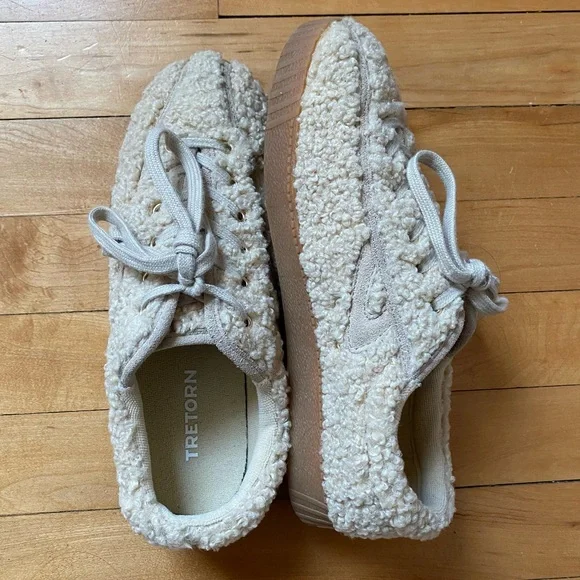 Tretorn Faux Shearling Sneakers - Picture 1 of 6